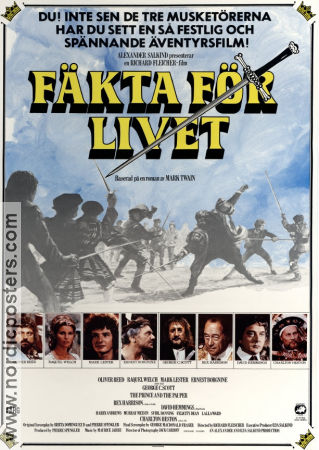 Fäkta för livet 1977 poster Oliver Reed Raquel Welch Richard Fleischer