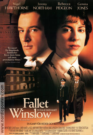 Fallet Winslow 1999 poster Nigel Hawthorne Rebecca Pidgeon Jeremy Northam David Mamet