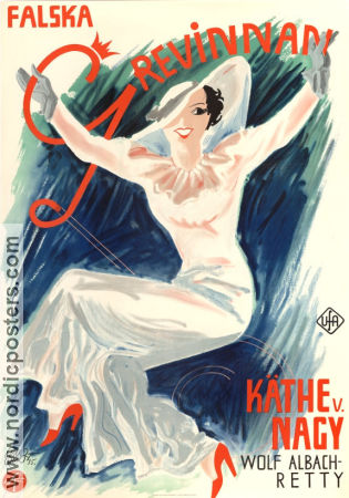 Falska grevinnan 1934 poster Käthe von Nagy Jean-Pierre Aumont Gerhard Lamprecht
