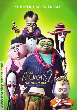Familjen Addams 2 2021 poster Oscar Isaac Conrad Vernon Animerat Från TV