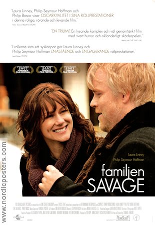 Familjen Savage 2007 poster Laura Linney Philip Seymour Hoffman Philip Bosco Tamara Jenkins