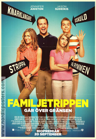 Familjetrippen 2013 poster Jason Sudeikis Jennifer Aniston Emma Roberts