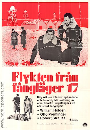 Fångläger 17 1953 poster William Holden Billy Wilder Krig Hitta mer: Nazi