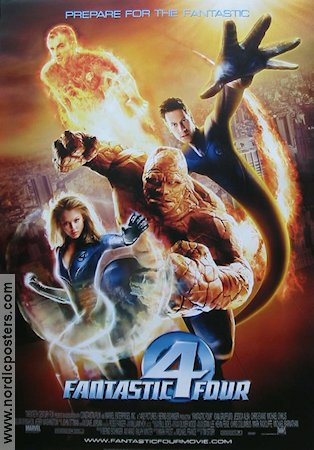 Fantastic Four 2005 poster Ioan Gruffudd Michael Chiklis Chris Evans Jessica Alba Tim Story Hitta mer: Marvel Från serier