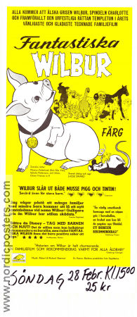 Fantastiska Wilbur 1973 poster Charles A Nichols Filmbolag: Hanna-Barbera Musik: Robert Richard Sherman Animerat Insekter och spindlar Musikaler