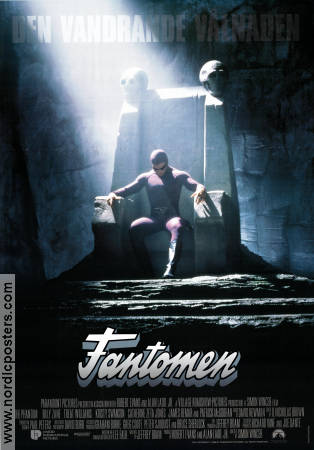 Fantomen 1996 poster Billy Zane Kristy Swanson Treat Williams Simon Wincer Från serier