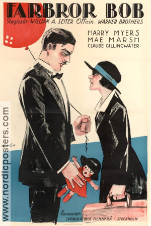 Farbror Bob 1924 poster Mae Marsh Harry Myers William A Seiter