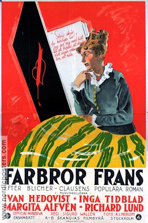 Farbror Frans 1926 poster Ivan Hedqvist Inga Tidblad