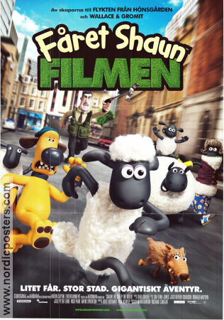 Fåret Shaun filmen 2015 poster Justin Fletcher Mark Burton Animerat Från TV