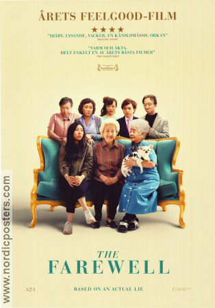 The Farewell 2019 poster Shuzhen Zhao Awkwafina X Mayo Lulu Wang Filmen från: China