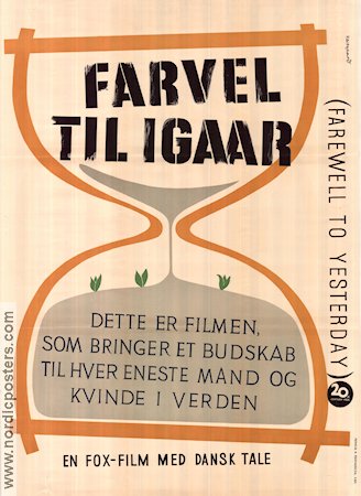 Farewell to Yesterday 1950 poster Sidney Blackmer John Larkin Kermit Murdock Joseph Kenas Dokumentärer