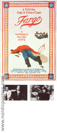 Fargo 1996 poster William H Macy Frances McDormand Steve Buscemi Peter Stormare Joel Ethan Coen Kultfilmer Konstaffischer Poliser