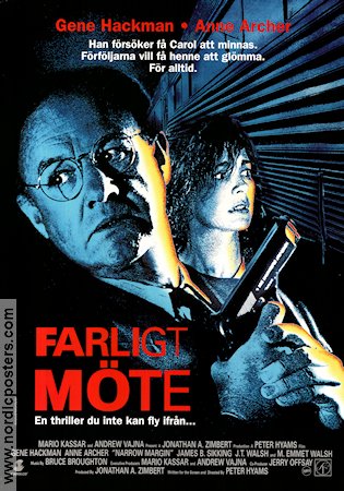 Farligt möte 1990 poster Gene Hackman Anne Archer James Sikking Peter Hyams Maffia