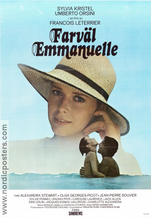 Farväl Emmanuelle 1977 poster Sylvia Kristel Umberto Orsini Jean-Pierre Bouvier Francois Leterrier