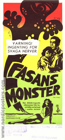 Fasans monster 1958 poster Yumi Shirakawa Kenji Sahara Akihiko Hirata Ishiro Honda Filmen från: Japan
