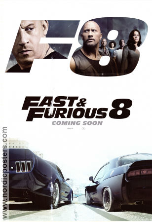Fast and Furious 8 2017 poster Vin Diesel F Gary Gray