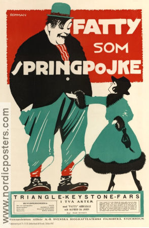 Fatty som springpojke 1916 poster Al St John Fatty Arbuckle