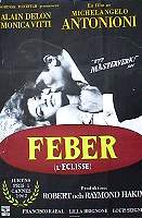 Feber 1962 poster Alain Delon Monica Vitti Michelangelo Antonioni