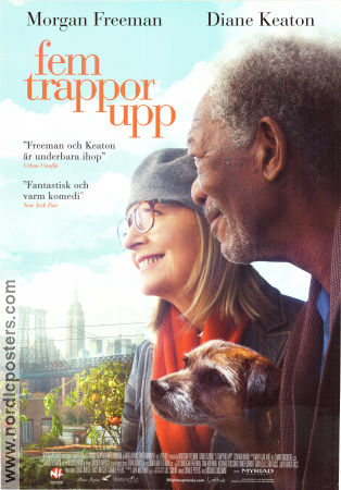 Fem trappor upp 2014 poster Diane Keaton Morgan Freeman Cynthia Nixon Richard Loncraine