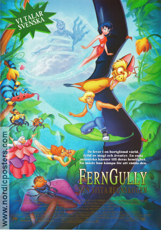 Ferngully 1992 poster Samantha Mathis Bill Kroyer