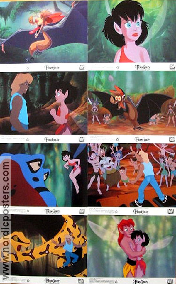 Ferngully 1992 lobbykort Samantha Mathis Bill Kroyer Animerat