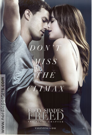 Fifty Shades Freed 2018 poster Dakota Johnson Jamie Dornan Eric Johnson James Foley