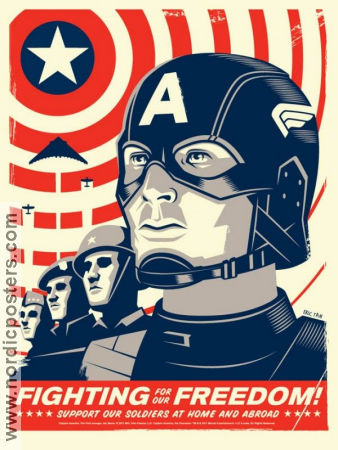 Limited Litho Fighting For Our Freedom Captain America No 100 of 220 2011 affisch Affischkonstnär: Eric Tan Hitta mer: Marvel Hitta mer: Comics