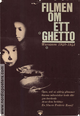 Filmen om ett ghetto 1961 poster Nadine Alari Jean Perrot Viveca Lindfors Frédéric Rossif Hitta mer: Nazi Krig Dokumentärer