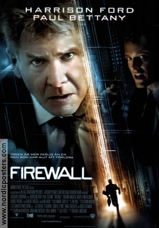 Firewall 2006 poster Harrison Ford Virginia Madsen Paul Bettany Richard Loncraine
