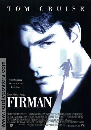 Firman 1993 poster Tom Cruise Jeanne Tripplehorn Gene Hackman Sydney Pollack