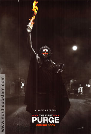 The First Purge 2018 poster Y´lan Noel Lex Scott Davis Joivan Wade Gerard McMurray
