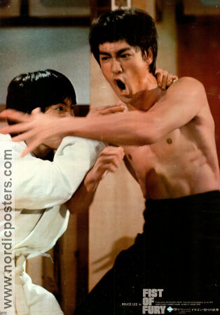 Fist of Fury 1972 poster Bruce Lee Kampsport Asien