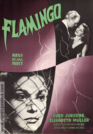 Flamingo 1954 poster Curd Jürgens GW Pabst