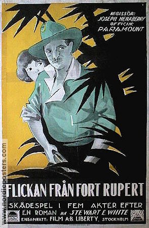 Flickan från Fort Rupert 1922 poster Joseph Henaberry