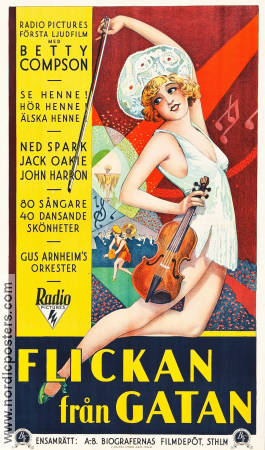 Flickan från gatan 1929 poster Betty Compson John Harron Wesley Ruggles