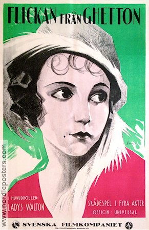 Flickan från ghetton 1922 poster Gladys Walton Lloyd Ingraham