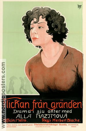 Flickan från gränden 1919 poster Alla Nazimova Charles Bryant Herbert Blaché