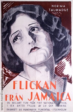 Flickan från Jamaica 1921 poster Norma Talmadge