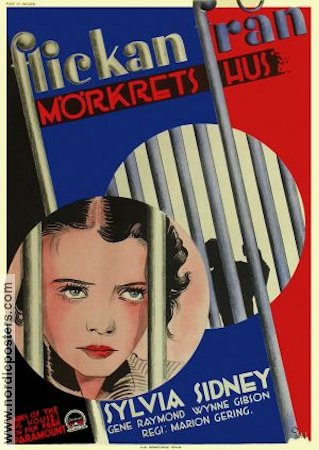 Flickan från mörkrets hus 1931 poster Sylvia Sidney