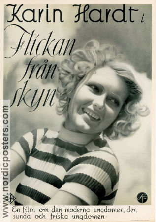 Flickan från skyn 1933 poster Karin Hardt Karl Ludwig Schreiber Erich Waschneck Filmbolag: UFA