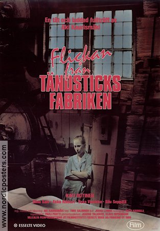 Flickan från tändsticksfabriken 1990 poster Kati Outinen Aki Kaurismäki Finland