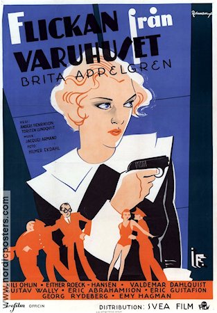 Flickan från varuhuset 1933 poster Brita Appelgren