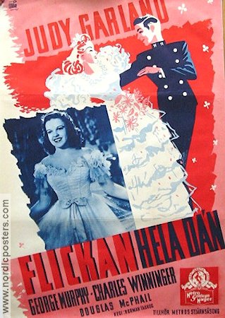 Flickan hela dan 1941 poster Judy Garland Norman Taurog