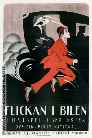 Flickan i bilen 1921 poster Flora Parker DeHaven Carter DeHaven Lloyd Ingraham