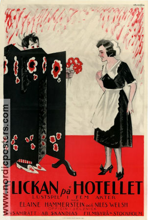 Flickan på hotellet 1921 poster Elaine Hammerstein Diana Allen William PS Earle