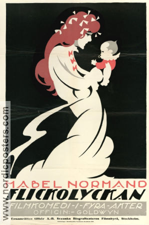 Flickolyckan 1919 poster Mabel Normand Walter Hiers Victor Schertzinger