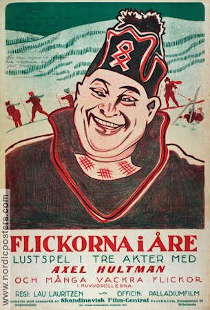 Flickorna i Åre 1920 poster Axel Hultman