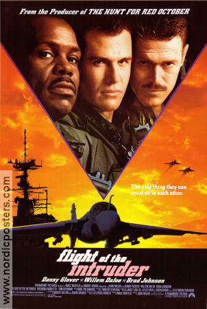 Flight of the Intruder 1991 poster Danny Glover Willem Dafoe John Milius Flyg