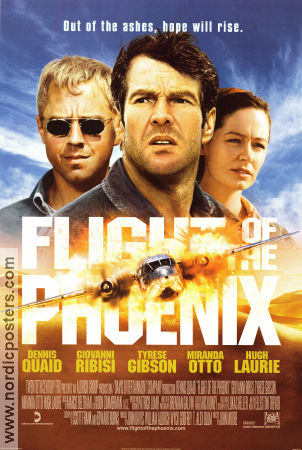 Flight of the Phoenix 2004 poster Dennis Quaid Miranda Otto Giovanni Ribisi John Moore Flyg