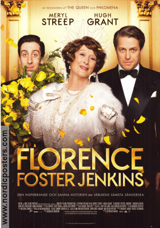 Florence Foster Jenkins 2016 poster Meryl Streep Hugh Grant Simon Helberg Stephen Frears